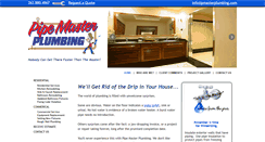 Desktop Screenshot of pmasterplumbing.com